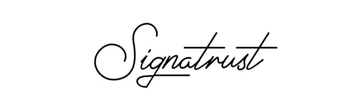 Signatrust  नि: शुल्क फ़ॉन्ट्स डाउनलोड