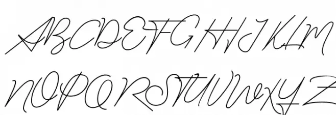 Signatrust Font OTHER CHARS