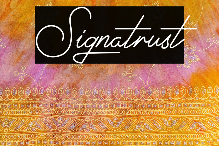 Signatrust لخطوط تنزيل examples