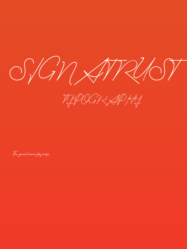Signatrust Poster