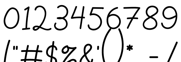 Signattured Font OTHER CHARS