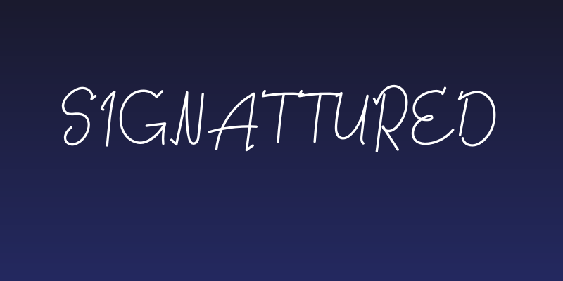 Signattured Social Header
