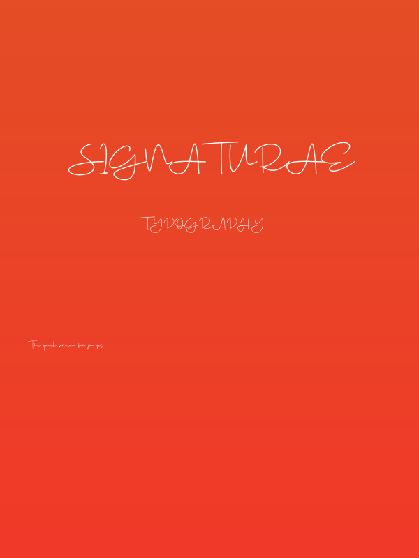 Signaturae Poster