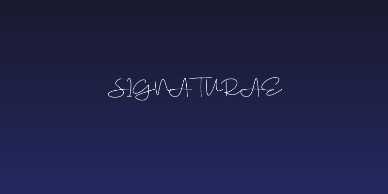 Signaturae Social Header