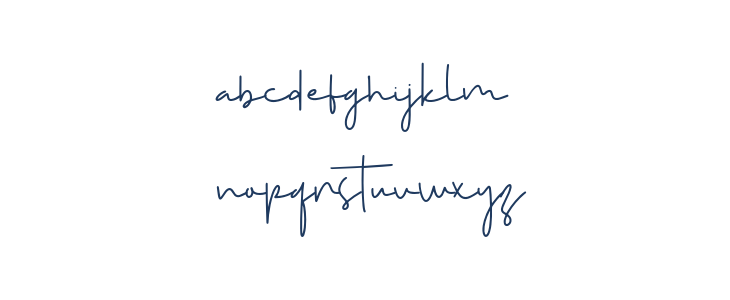 Signaturae Lowercase
