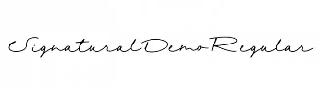 Signatural Demo Regular  Fuentes Gratis Descargar