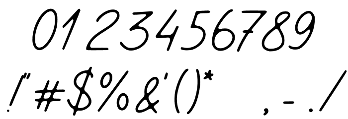 Signatural Demo Regular Font OTHER CHARS