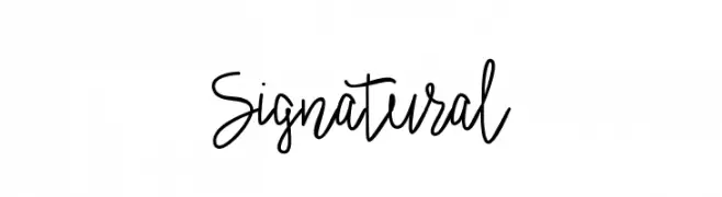 Signatural  नि: शुल्क फ़ॉन्ट्स डाउनलोड