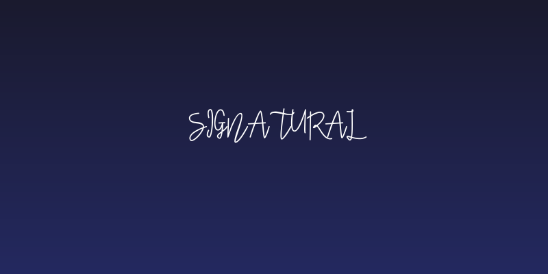 Signatural Social Header