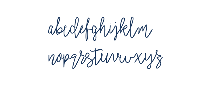 Signatural Lowercase