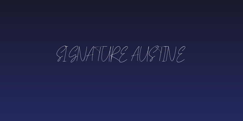 Signature Austine Social Header