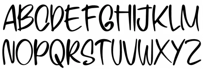 Signature Black Шрифта ВЕРХНИЙ