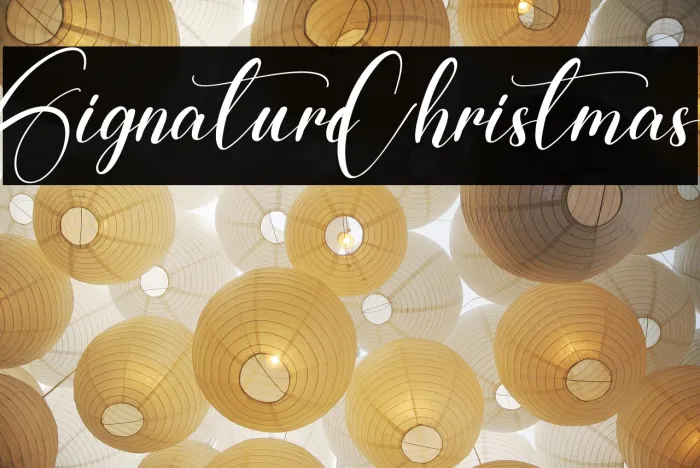 Signature Christmas Example 1