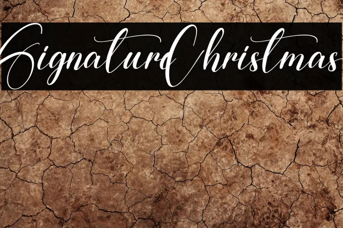 Signature Christmas Example 2