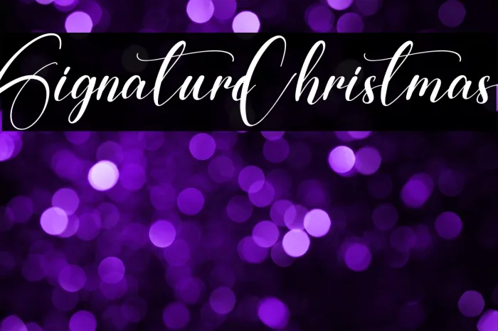 Signature Christmas Example 3