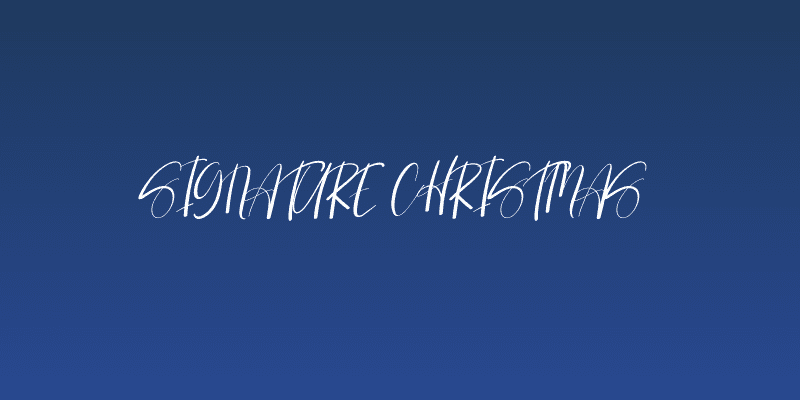 Signature Christmas Social Header