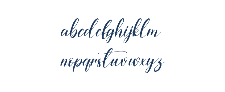 Signature Christmas Lowercase