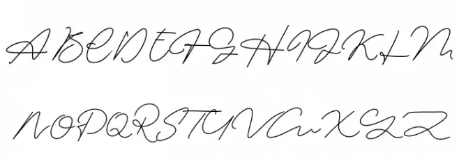 Signature Collection Шрифта ВЕРХНИЙ