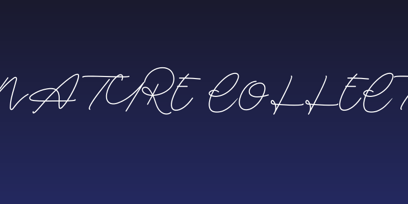 Signature Collection Social Header