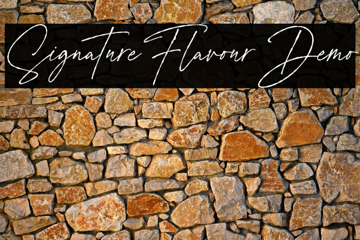 Signature Flavour Demo Example 2