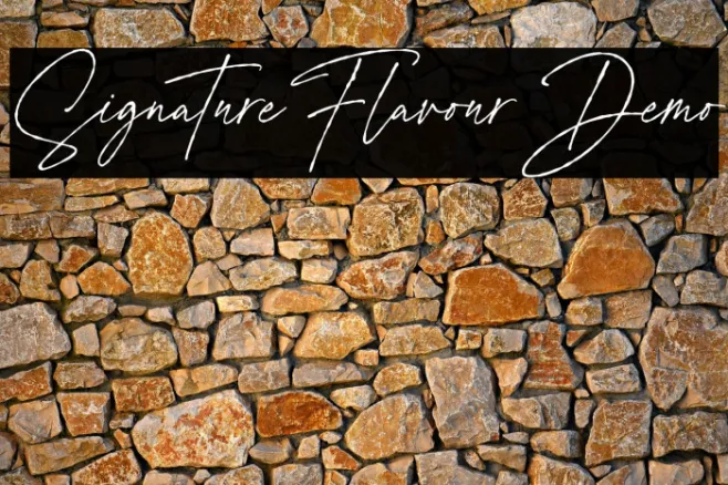 Signature Flavour Demo Example 2