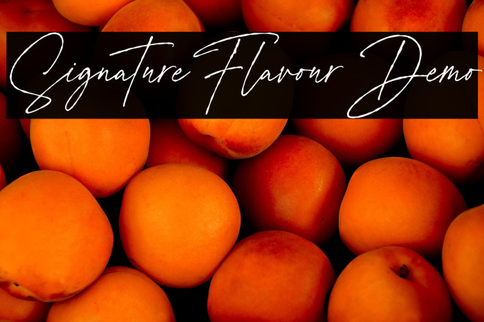 Signature Flavour Demo Example 3