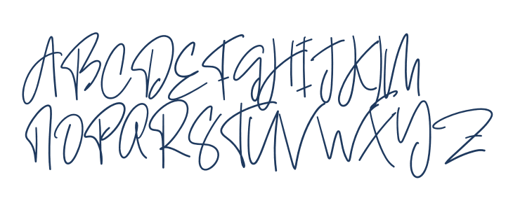 Signature In Card Uppercase