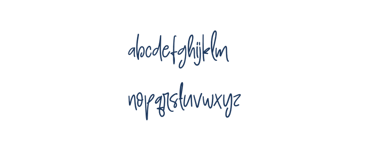 Signature In Card Lowercase