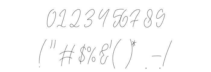 Signature Love 字体 其它煤焦