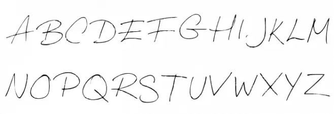 Signature Medium خط أحرف كبيرة