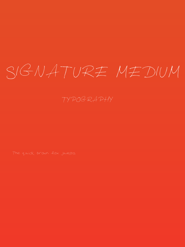 Signature Medium Poster