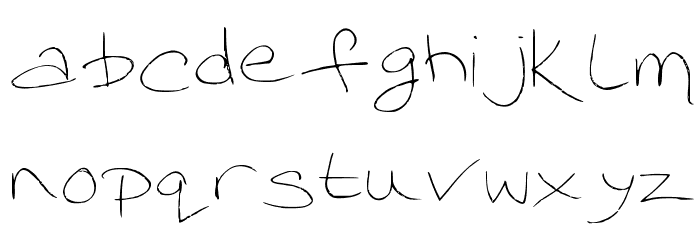 Signature Medium Font LOWERCASE