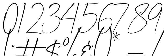 Signature Moments Font OTHER CHARS