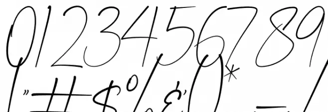 Signature Moments Font OTHER CHARS