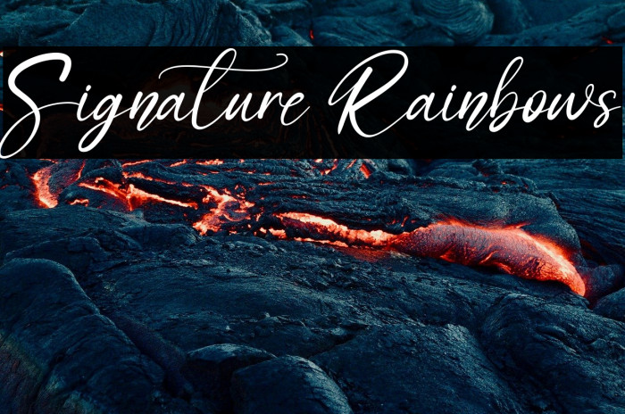 Signature Rainbows Example 3