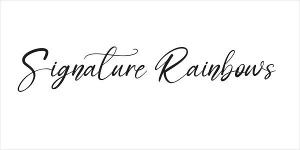 Signature Rainbows Logo