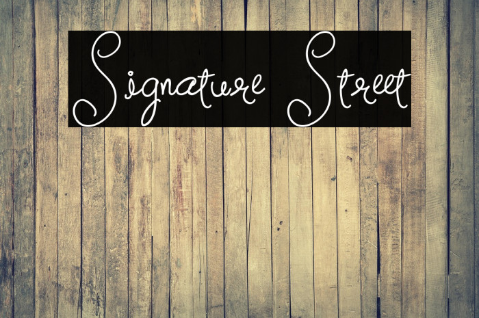 Signature Street Example 3