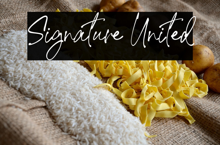 Signature United Example 3