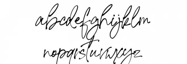 Signature United Fuentes MINÚSCULAS
