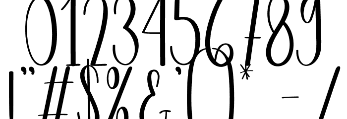 Signature Valentine Font OTHER CHARS