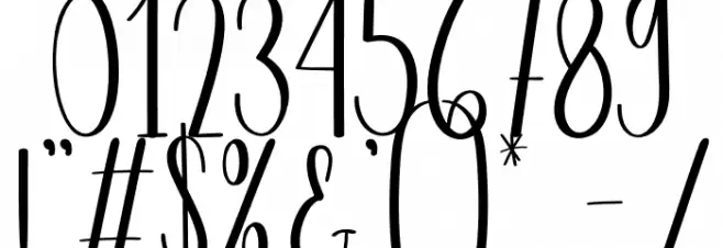 Signature Valentine Caratteri ALTRI CARATTERI