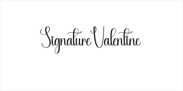 Signature Valentine Logo