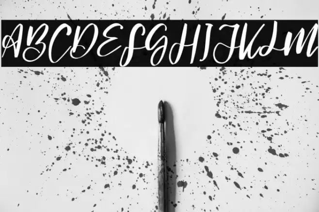 Signature hawk Regular Font examples