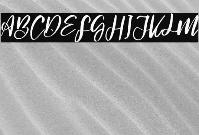 Signature hawk Regular Font examples