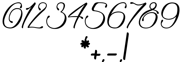 Signature of the Ancient Font OTHER CHARS