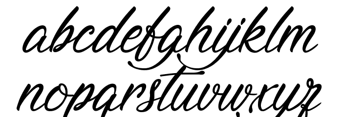 Signature of the Ancient Font LOWERCASE
