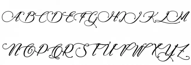 Signature of the Ancient Polices MAJUSCULES