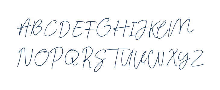 Signature present Uppercase