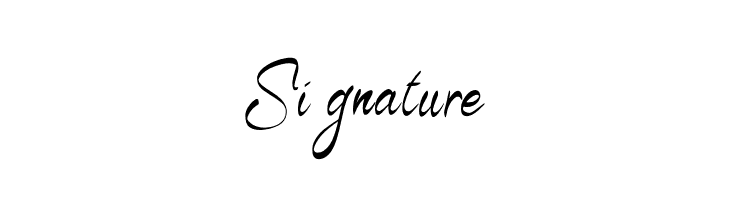 Signature  नि: शुल्क फ़ॉन्ट्स डाउनलोड