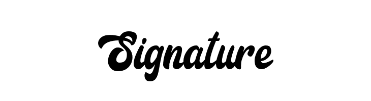 Signature  Frei Schriftart Herunterladen